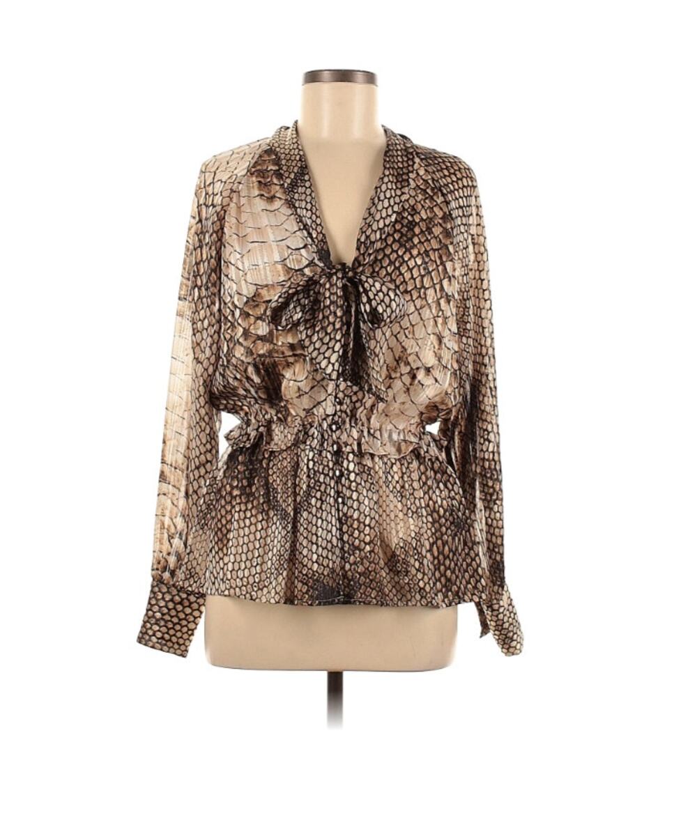 Le Superbe Snake Skin Blouse